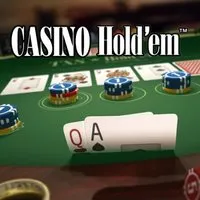 Casino Hold'em poker table illustration